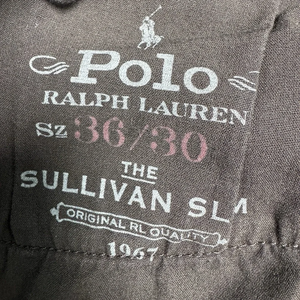 Polo Ralph Lauren The Sullivan Slim Jeans Mens 36x30 Black Denim Stretch RL Pant